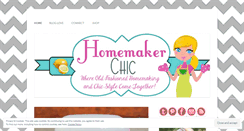 Desktop Screenshot of homemakerchic.com